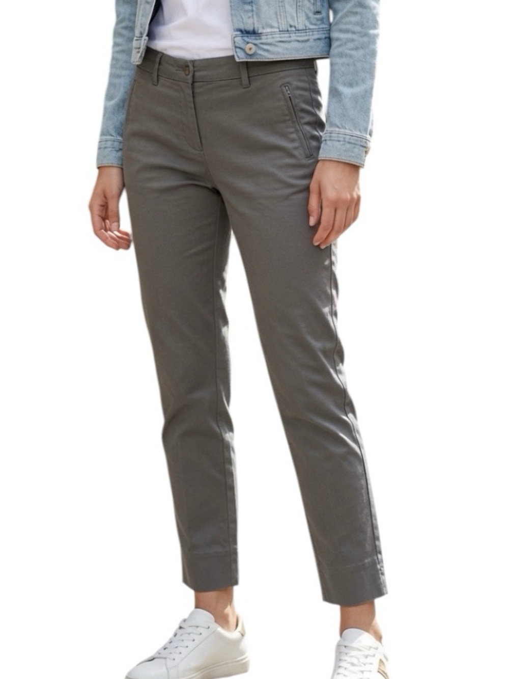 LEVEL 99 x ANTHROPOLOGIE: Francis Slim Straight Cropped Mid Rise Pant Size 32